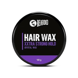 Beardo Xxtra Stronghold Hair Wax, 100 gm | Crystal Hair Wax | Hair Wax Men | Glossy Finish | Shine |Extra Strong Hold | Styling Wax