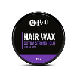 Beardo Xxtra Stronghold Hair Wax, 100 gm | Crystal Hair Wax | Hair Wax Men | Glossy Finish | Shine |Extra Strong Hold | Styling Wax