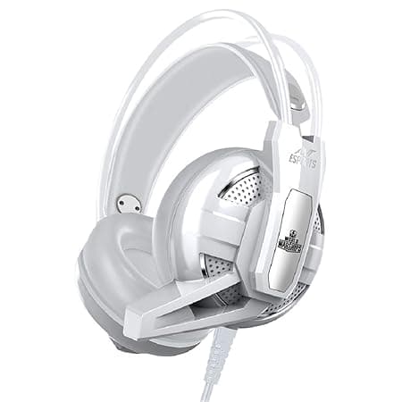 Ant Esports H520W World Of Warships Edition Lightweight Gaming Over Ear Wired Headphones with Mic| 3.5MM Jack |50 MM Drivers | Compatible with PC/ PS4 / Xbox One / Nintendo / Mobile (White)