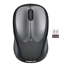 Logitech M235 Wireless Mouse, 1000 DPI Optical Tracking, 12 Month Life Battery, Compatible with Windows, Mac, Chromebook/PC/Laptop - Grey